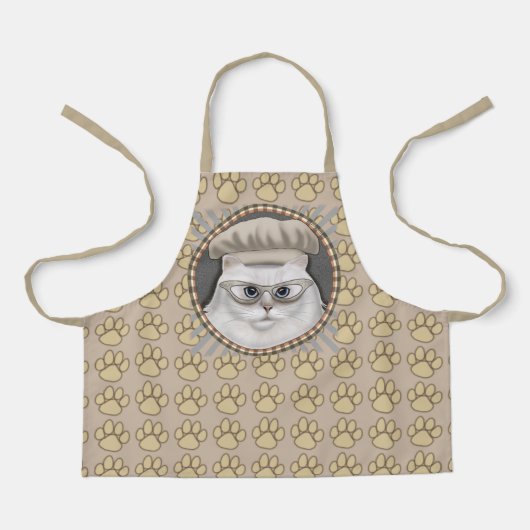 Perzische Kat Chef Schort (Voorkant)
