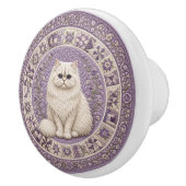 Perzische Kat Dekenkleed Keramische Knop (Rechts)