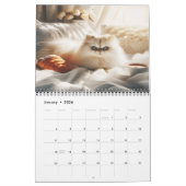 Perzische kat droomt in elk seizoen 20XX Kalender (Jan 2026)