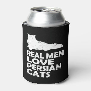 Perzische kat - echte mannen houden van Perzische  Blikjeskoeler