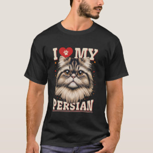 Perzische Kat Eigenaar IK HOU VAN MIJN PERZISCHE K T-shirt