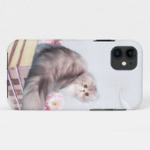 Perzische kat en boeken Case-Mate iPhone case (Achterkant (horizontaal))