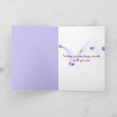 Perzische kat en mandje kaart (Binnen)