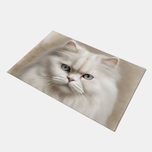 Perzische kat Feline Elegant Deurmat (Schuin)