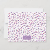 Perzische kat gepersonaliseerde briefpapier notitiekaartje (Achterkant)