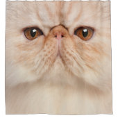 Perzische Kat Gezicht Douchegordijn (Voorkant)