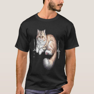 Perzische Kat Hartslag T-shirt