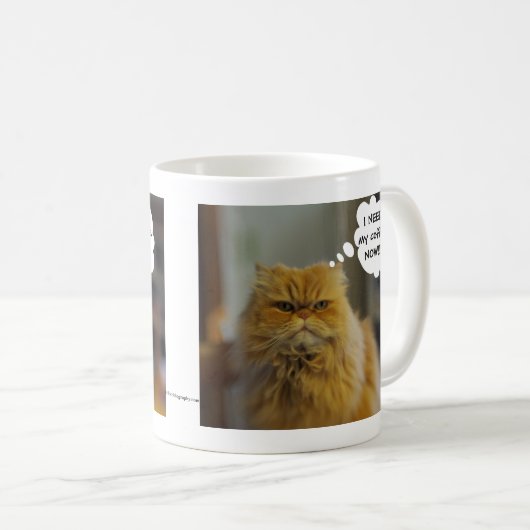 Perzische kat heeft koffie nodig Mok (Voorkant rechts)