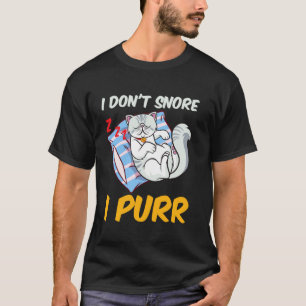 Perzische Kat IK SNOER NIET IK SPIN Perzische Kat  T-shirt