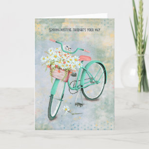 Perzische kat in een dagmand die je denkt kaart