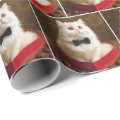 Perzische kat in een Valentijnsdoos Cadeaupapier (Rol Hoek)