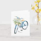 Perzische kat in madeliefje kaart (Gele Bloem)