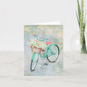 Perzische kat in madeliefje kaart (Voorkant)