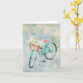 Perzische kat in madeliefje kaart (Gele Bloem)