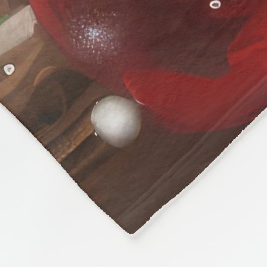 Perzische Kat in Sneeuw Kerstmis Fleece Deken (Hoek)