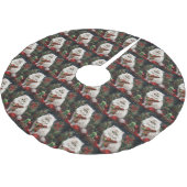 Perzische Kat in Sneeuw Kerstmis Kerstboom Rok (Gekanteld)