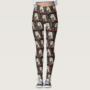 Perzische Kat in Sneeuw Kerstmis Leggings