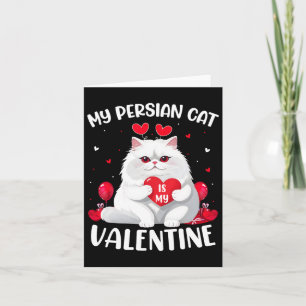 Perzische Kat Is Mijn Valentijnshart Perzische Kat Kaart