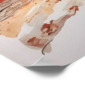 Perzische kat - Kat Art Print (Hoek)