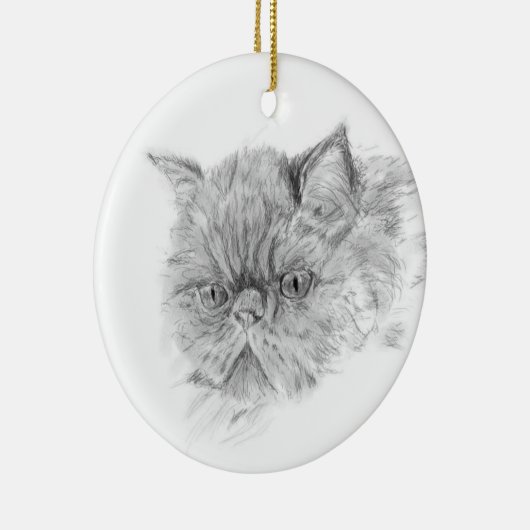 perzische kat keramisch ornament (Rechts)