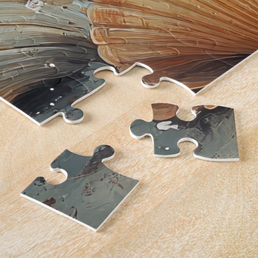 Perzische Kat Kerst  Strand Legpuzzel (Zijkant)