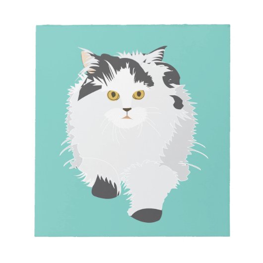 Perzische Kat Kitten Notitieblok (Voorkant)