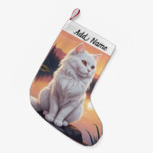 Perzische Kat Kleine Kerstsok (Voorkant (Hangend))