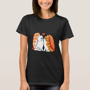 Perzische Kat Kus Sushi T-shirt