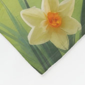 Perzische kat lente bloemen schilderen fleece deken (Hoek)