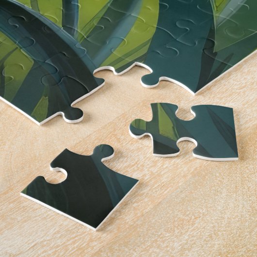 Perzische kat lente bloemen schilderen legpuzzel (Zijkant)