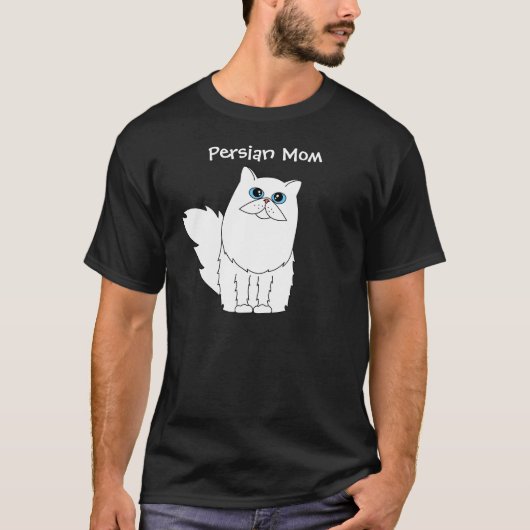 Perzische kat mam T-Shirt (Voorkant)