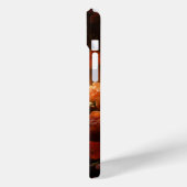 Perzische kat met bloemen Case-Mate iPhone case (Achterkant / Links)