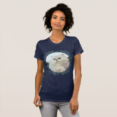 Perzische kat met jade ogen t-shirt (Voorkant volledig)