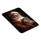 Perzische Kat Met Sinterklaas Feestelijke Kerstmis Magneet (Rechterzijde)