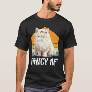 Perzische Kat Moeder FANCY AF Perzische Kat Eigena T-shirt