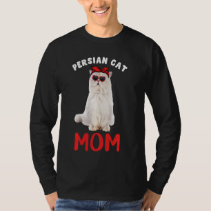 Perzische Kat Moeder Mama Kat Eigenaar Grappig Kat T-shirt