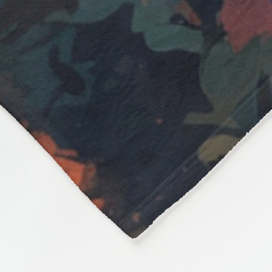 Perzische kat op een vliegend tapijt fleece deken (Hoek)