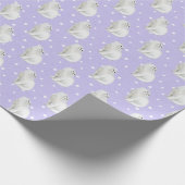 Perzische kat op Stippen Cadeaupapier (Hoek)