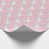 Perzische kat op Stippen Cadeaupapier (Hoek)