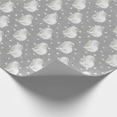 Perzische kat op Stippen Cadeaupapier (Hoek)