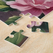Perzische Kat Peony Palace Kunst Legpuzzel (Zijkant)