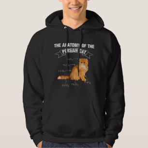 Perzische kat Perzische katten anatomie Hoodie