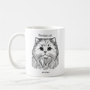 Perzische Kat Portret Koffiemok