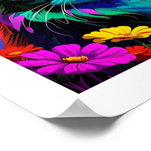 Perzische kat poster (Hoek)