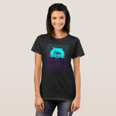 Perzische Kat Retro T-shirt (Voorkant volledig)