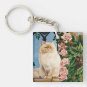 Perzische kat Rozen Dryad Sleutelhanger (Voorkant)