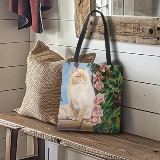 Perzische kat Rozen Dryad Tote Bag