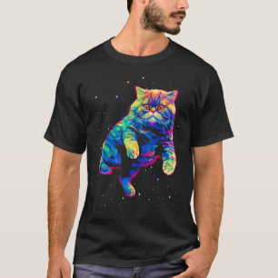 Perzische Kat Ruimte T-shirt