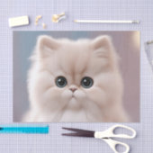 Perzische Kat Speels Kitten Tissuepapier (Craft)