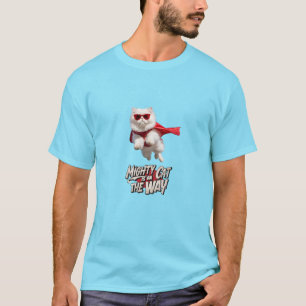 Perzische kat superheld t-shirt